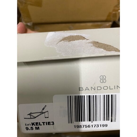 Bandolino Womens Keltie Strappy Block Heel Dress Sandals Black Size 9.5M NIB - Picture 6 of 6